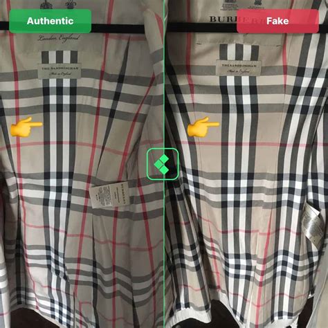 fake burberrys|how to check Burberry authenticity.